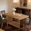 Living room dining table, kitchen dining table, farmhouse style dining table, rectangular dining table