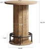 Bar table, circular small wine table, coffee table, cocktail table (table only)