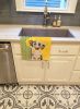 Summer Sunflowers Cream Dapple Dachshund Kitchen Towel Dish Cloths Guest Hand Towel Decorative Bathroom Towel for Face,Tea, Dishcloth