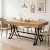 Bar dining table, kitchen dining table, bar table, with industrial farmhouse style