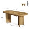 Living room dining table, oval dining table, kitchen dining table, central table, coffee table