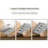 Knife and Fork Storage Box, Expandable Kitchen Drawer Storage Box, Cutlery Separate Storage Barrier