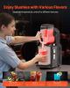 VEVOR Commercial Slushy Machine, 4L Single Tank Frozen Drink Machine, 16 Cups Stainless Steel Margarita Smoothie Frozen Drink Maker, Slushie Maker for