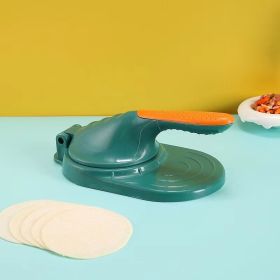 1pc Dumpling Skin Tool Household Bag Bun Mold Dumpling Skin Machine New Dumpling Skin Small Tools (Color: B Green)