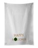 NEW Dachshund Happy Holidays Kitchen Towel Set of 2 White Dish Towels Decorative Bathroom Hand towel for Hand, Face, Hair, Yoga, Tea, Dishcloth