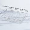 1pc Drain Rack; Drain Basket; Stainless Steel Kitchen Basket; Home Utensil Holder; Sink Basket; Retractable Sink Rack Suitable For Rectangular Sink Bo
