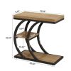 Tea table, sofa table, coffee table, side table with storage rack