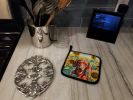 Dachshund in Sunflowers Pair of Pot Holders Kitchen Heat Resistant Pot Holders Sets Oven Hot Pads for Cooking Baking BBQ, 7 1/2 x 7 1/2