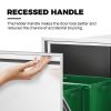 Outdoor Kitchen Drawer Combo,BBQ Triple Drawer & Trash Drawer Combo Stainless Steel for BBQ Island,Grilling Station